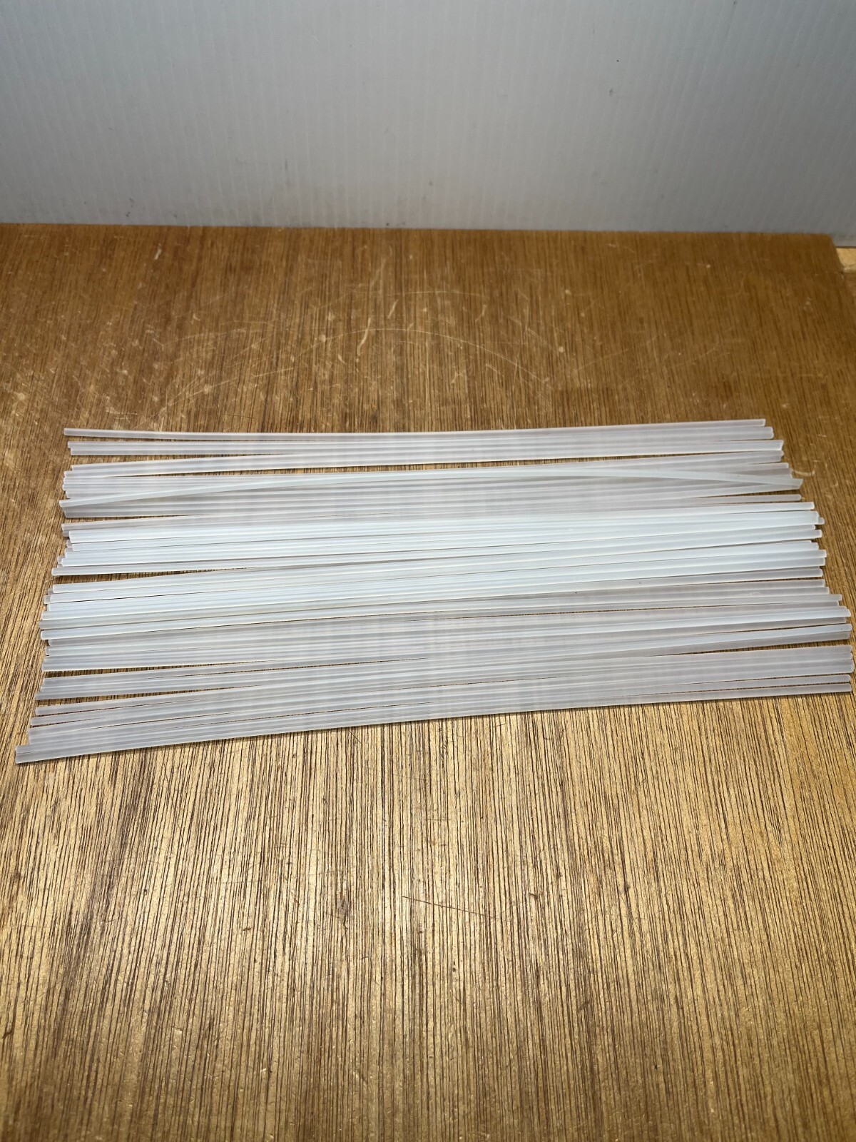 (Qty.50) 1/8″ Diameter X 12″ Length Clear PVC Welding Rod Type 1 USA Industrials
