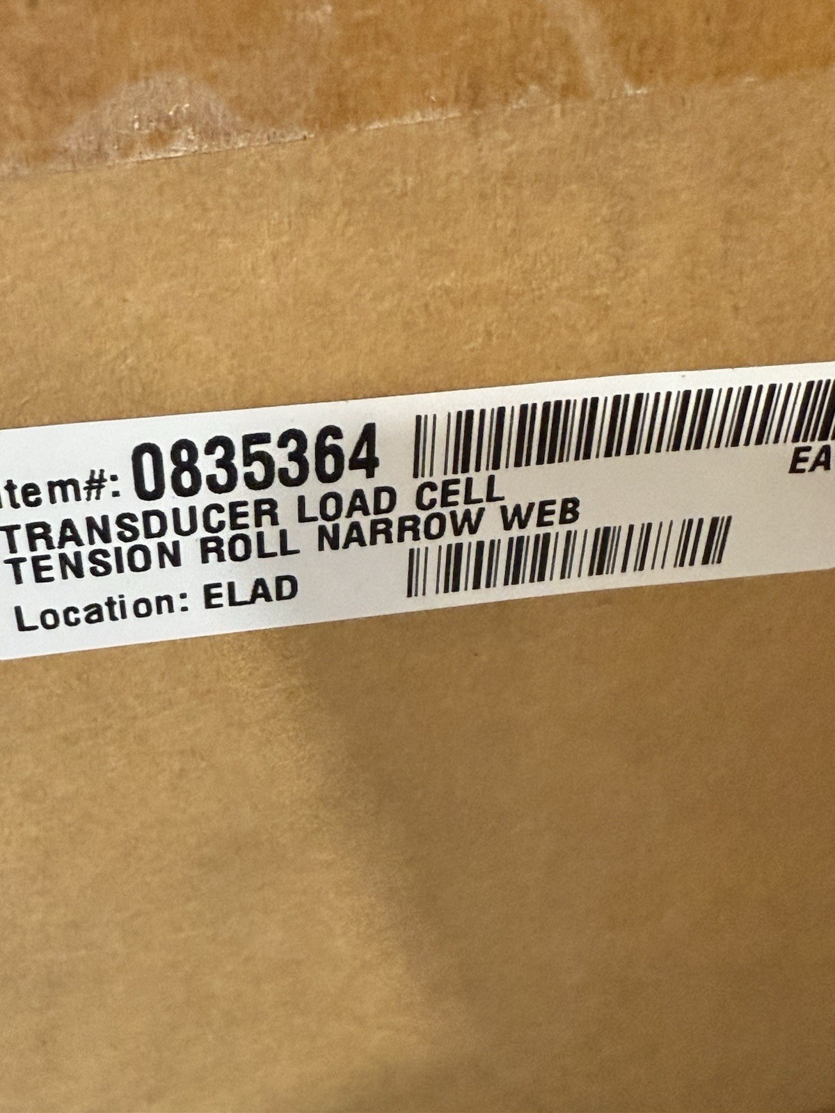 Northfield Automation Narrow Web Tension Roll Transducer Montalvo TNT Load Cell