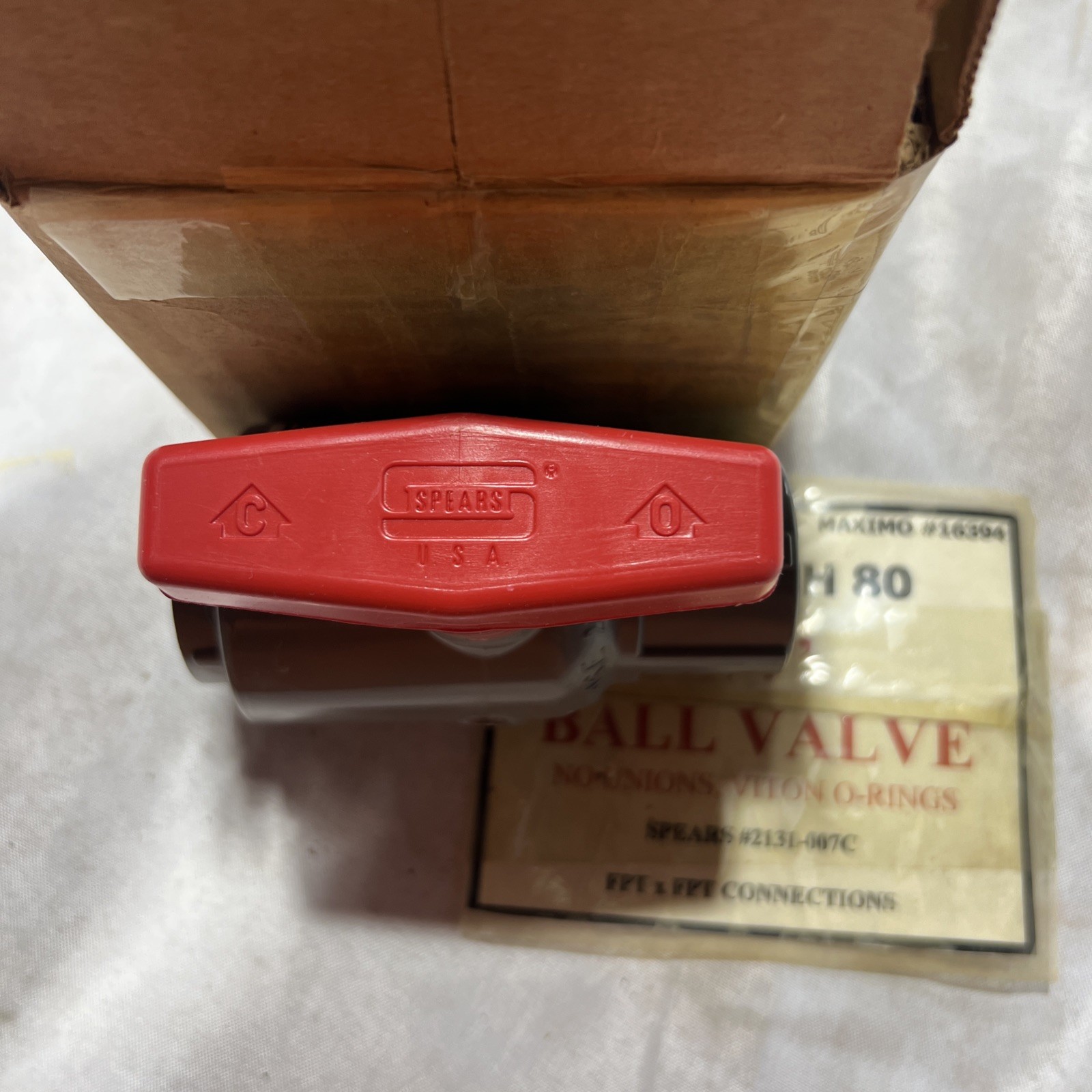 SPEARS 3/4″ FNPT CPVC BALL VALVE 2131-007C
