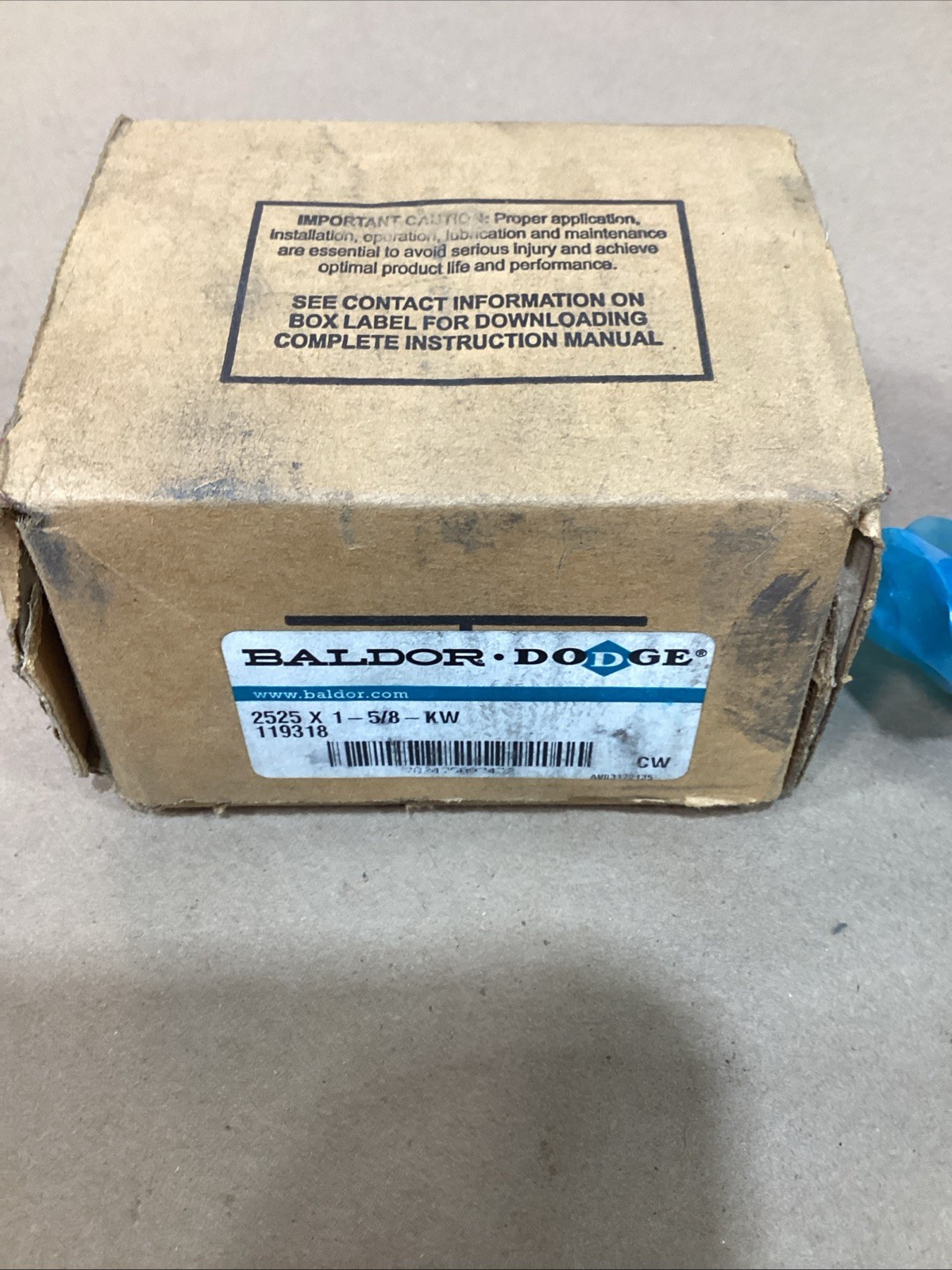 DODGE 119318 TAPER LOCK BUSHING, 2525 x 1-5/8″-KW