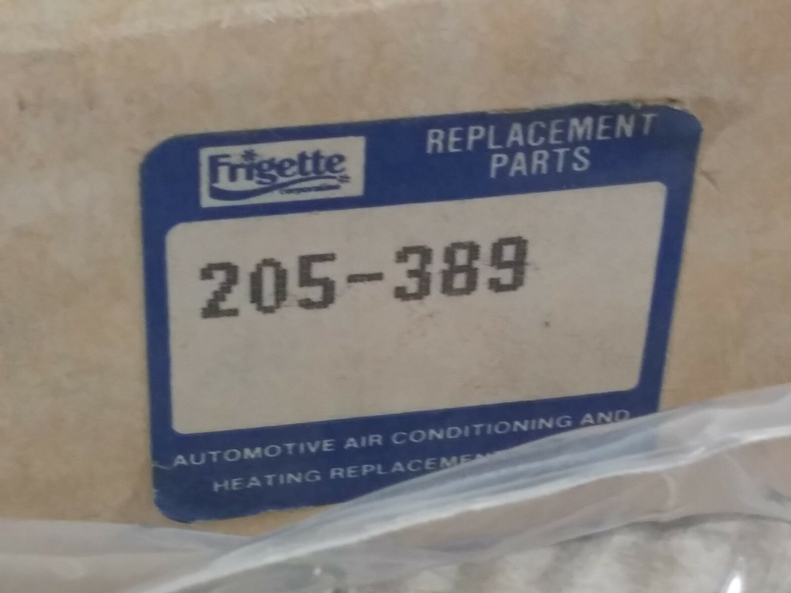 1 NEW FRIGETTE 205-389 A/C COMPRESSOR CLUTCH HUB NIB ***MAKE OFFER***