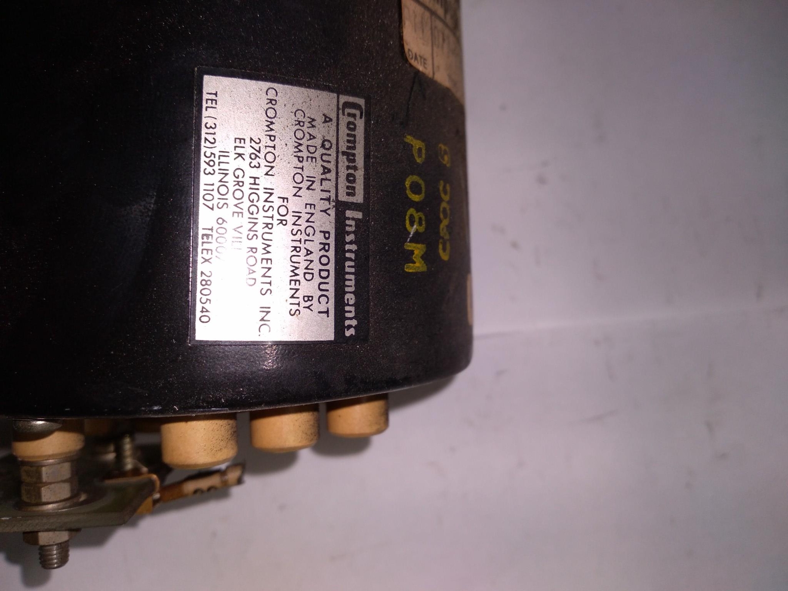 CROMPTON INSTRUMENTS 077-110 604401-9RS 200VA RELIANCE AMP METER