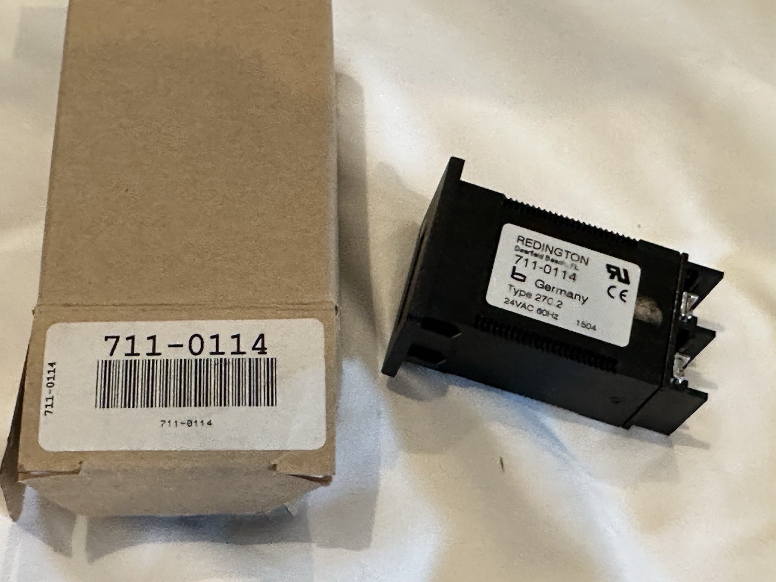 *NEW*Trumeter Redington Type 27C2 711-0114 Industrial Counter 24VAC