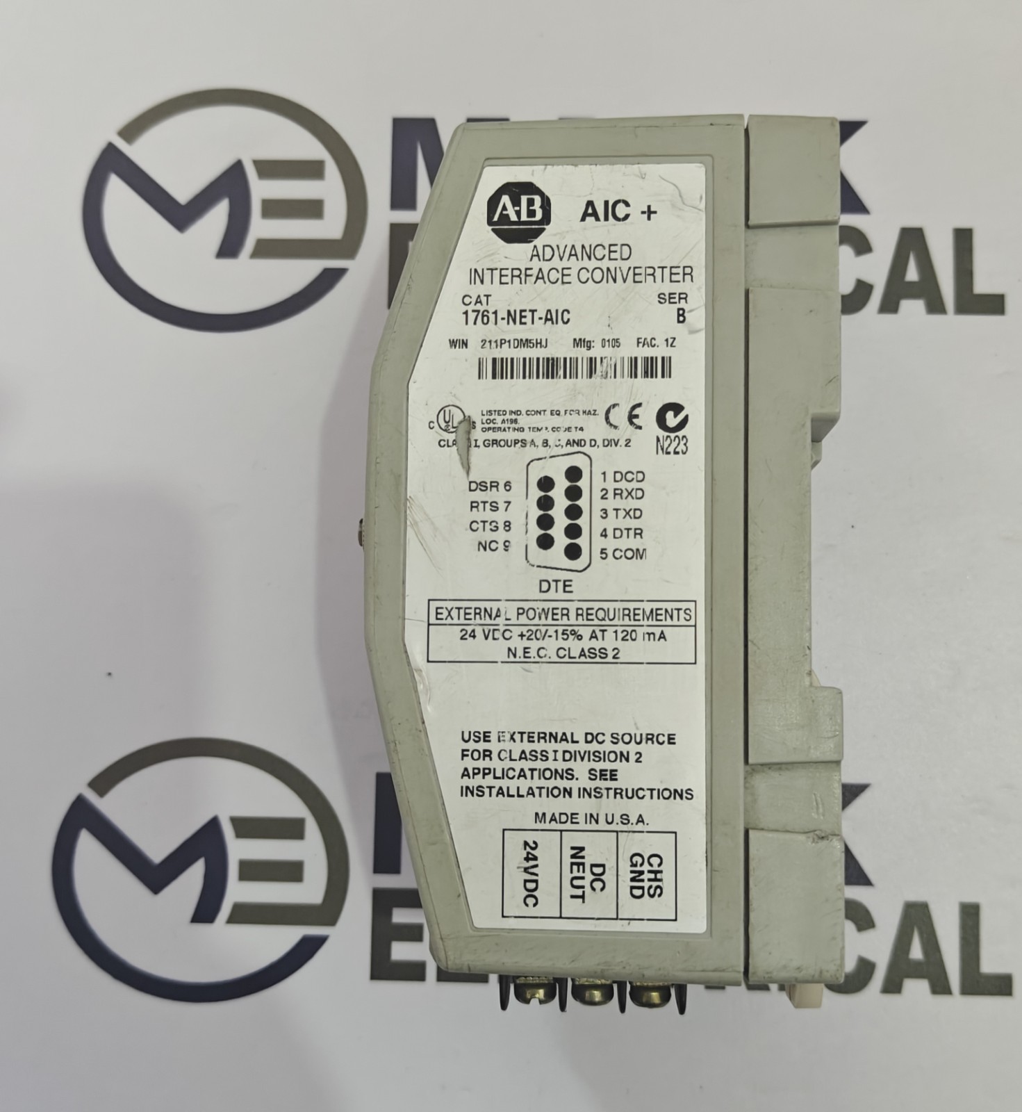 ALLEN BRADLEY 1761-NET-AIC SER B ADVANCED INTERFACE CONVERTER FAST SHIPPING