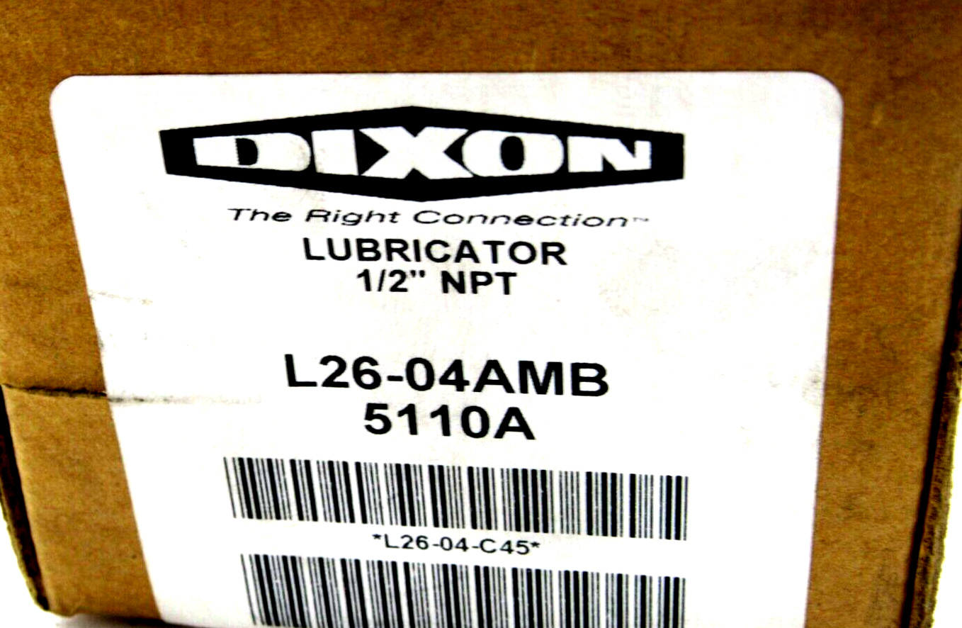 NEW DIXON L26-04AMB LUBRICATOR 1/2″BOT L2604AMB