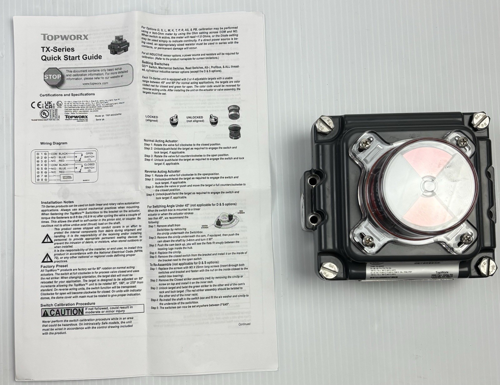 TOPWORX TXP-M21GNPM / TXPM21GNPM (BRAND NEW)