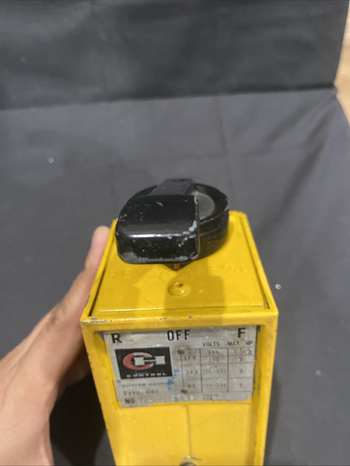 CUTLER HAMMER 9441H268B DRUM SWITCH TYPE DB1 115-230V 1-1/2HP