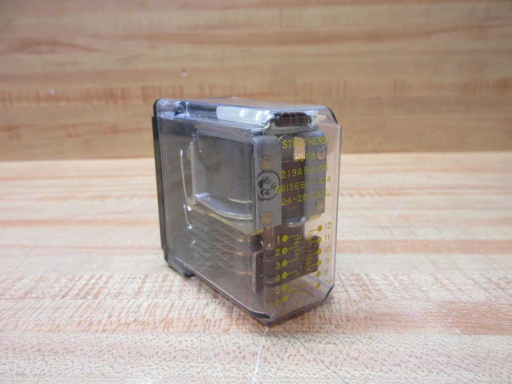Struthers Dunn 219ABA156 24-28 VDC Relay 6615661-A14
