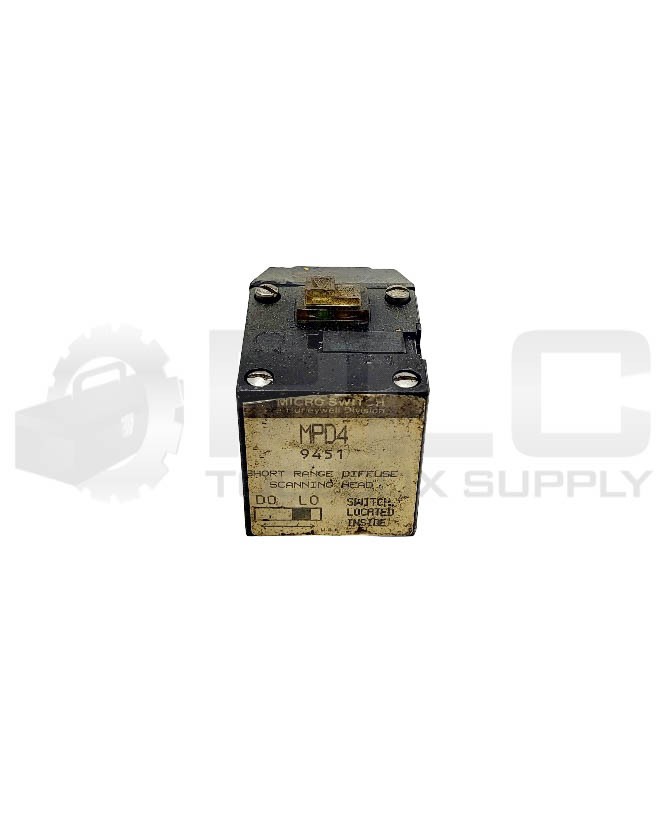 MICRO SWITCH MPD4 SHORT RANGE DIFFUSE SCANNING HEAD