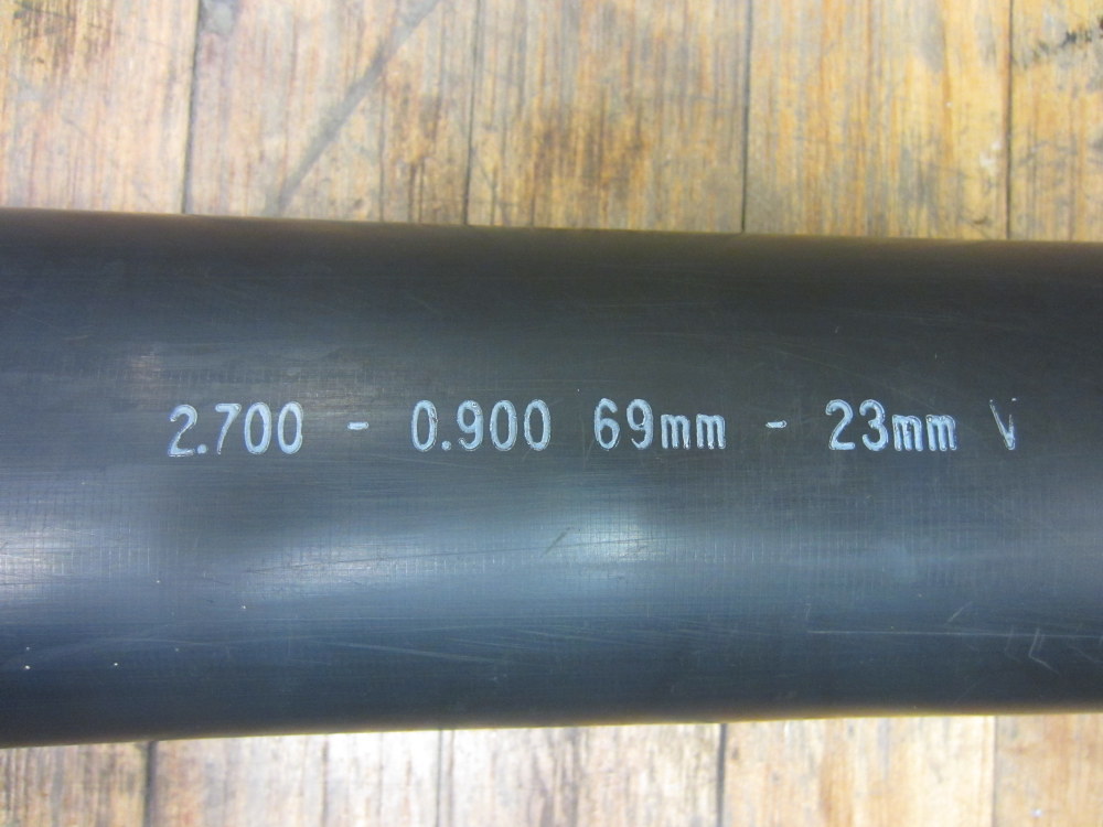 Panduit HST2.7-48-2Y HST Thick Wall Heat Shrink 48″
