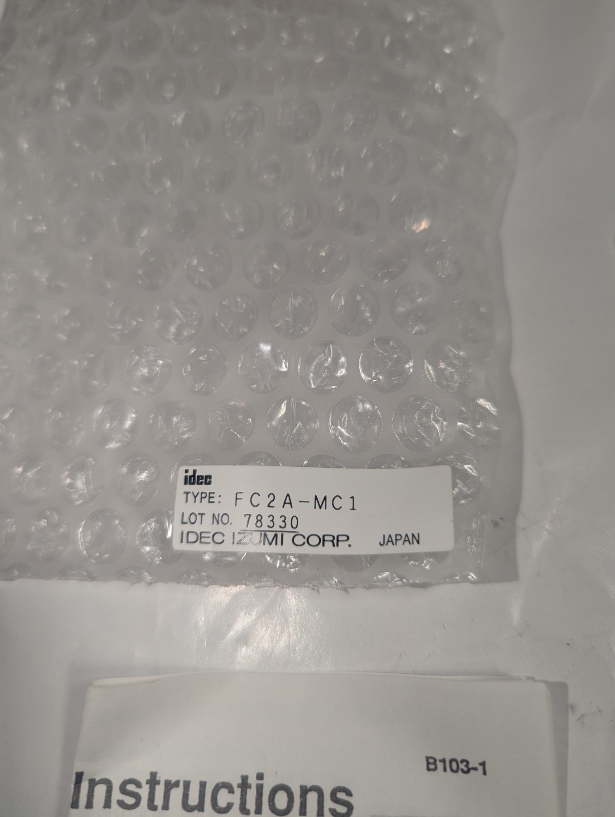 NEW GENUINE IDEC IZUMI FC2A-MC1 MEMORY CARD KIT