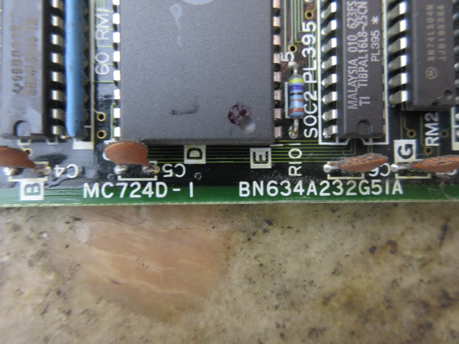 MITSUBISHI INPUT MC724D-1 BN634A232G51A BOARD WARRANTY 120 DAYS