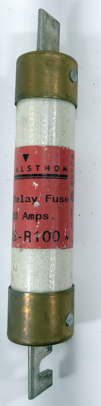 1 USED GECALSTHOM CRS-R100 TIME DELAY FUSE ***MAKE OFFER***