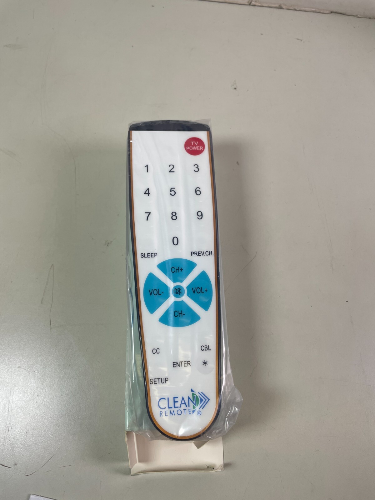 Clean Remote CR3BCB-H Universal Remote Control White/Black