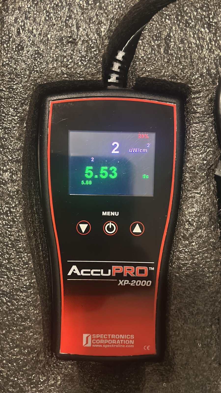 Spectro-UV/ Spectrolite AccuPro XP-2000- UV and White Light Meter