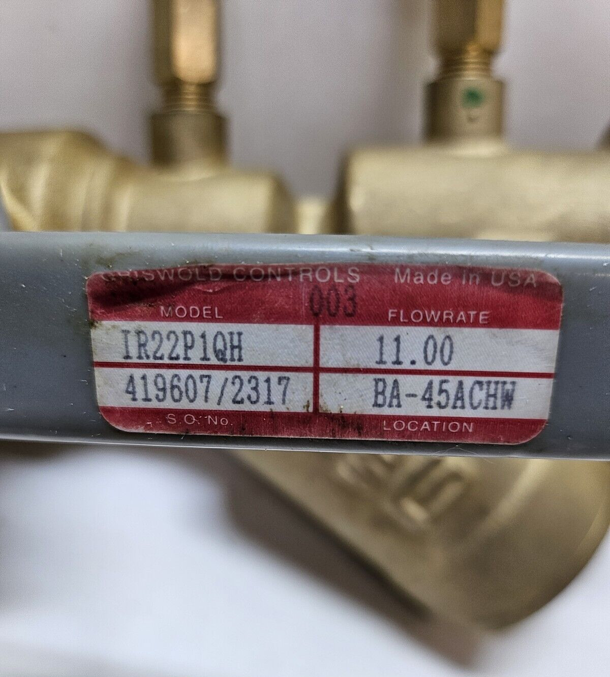 Griswold Controls 419607/2317 1.75″ IR42P1Q 600 WOG 11 Flow Rate Control Valve