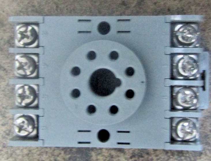 😍IDEC ELECTRIC TIMER RTE-P12 WITH SR2P-6 RELAY SOCKET BASE 8PIN 2P 10A