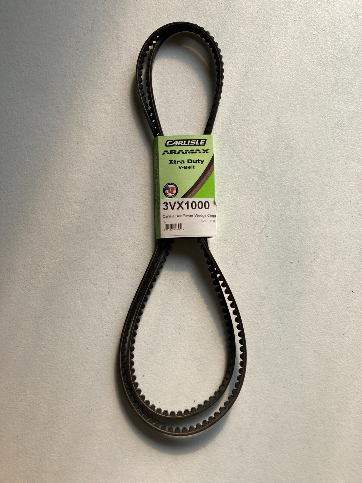 Timken Carlisle 3VX1000 Power-Wedge Cog V Belt USA Made