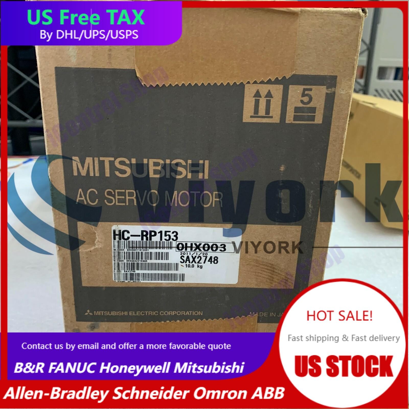 Mitsubishi HC-RP153 AC SERVO MOTOR SRVMTR 1.5KW 3000RPM NEW