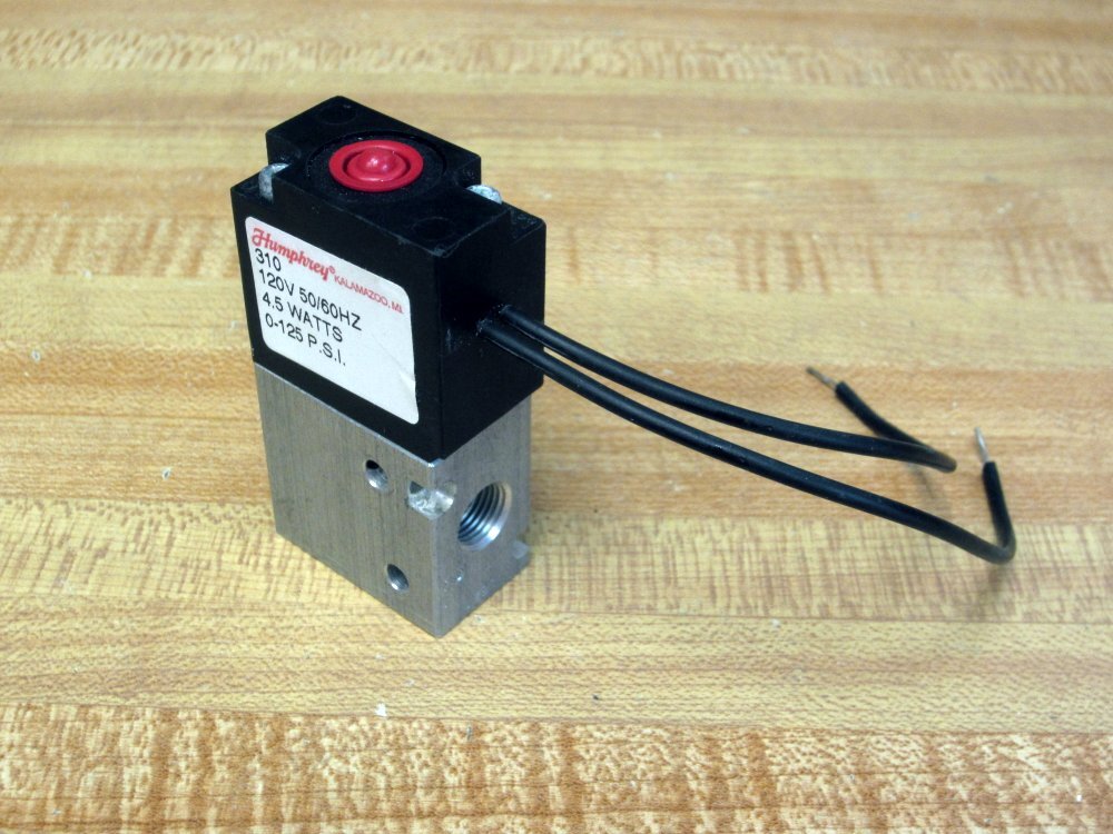 Humphrey 310 Valve 120V 50/60Hz 4.25W