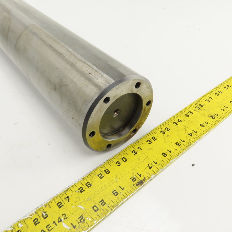 3.9200″ OD Steel Machine Cylinder W/Flat Spots 24-7/16″ OAL W/0.450″ Key Way