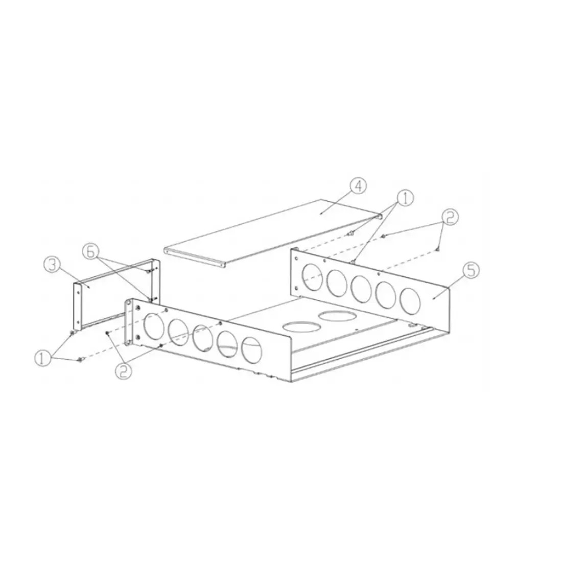 Instek GRA-454 Dual/Hybrid Assembly Rackmount Kit
