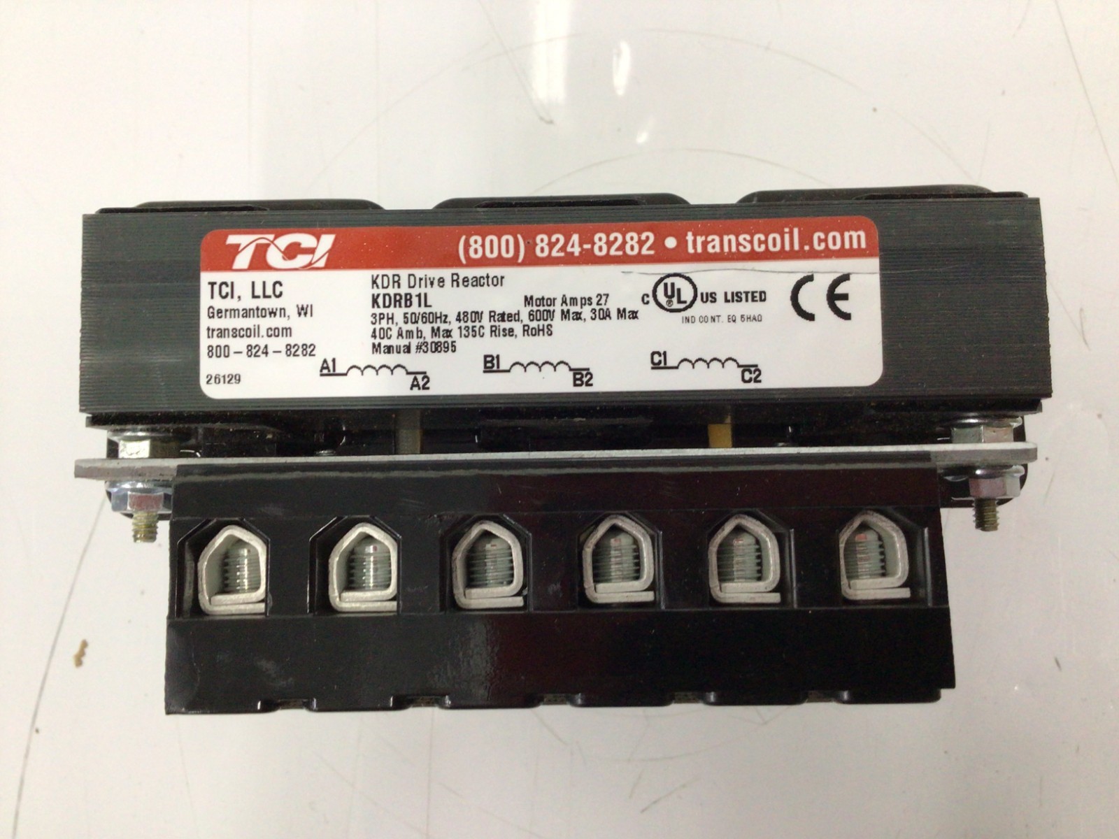 Kdr-Line Reactors Kdrc1l Input Line Reactor, Low Z, 460/480V, 52A