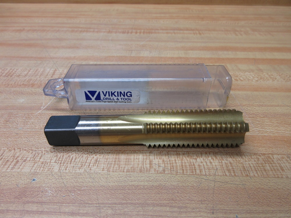 Viking Drill & Tool 25UBNAGN HSS Bottom Tin Tap 46303 1″-8 NC H4