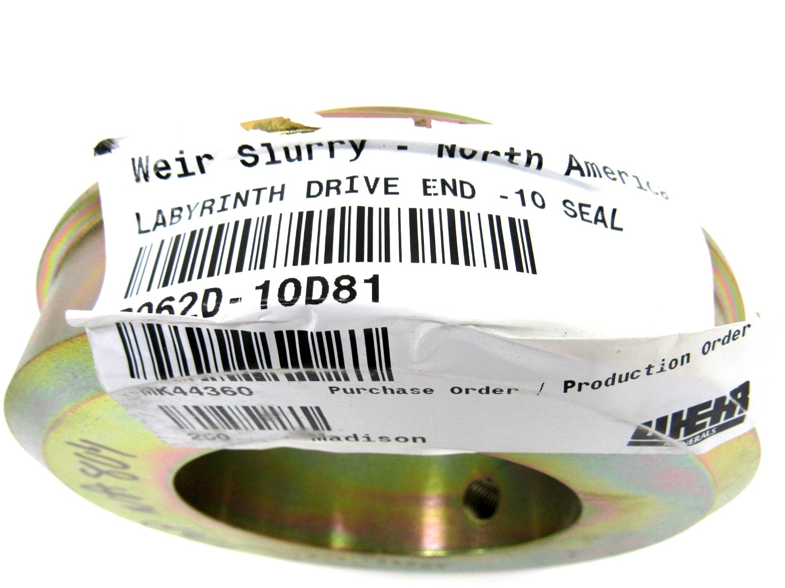 NEW WEIR SLURRY R062D-10D81 LABYRINTH DRIVE END 10 SEAL R062D10D81