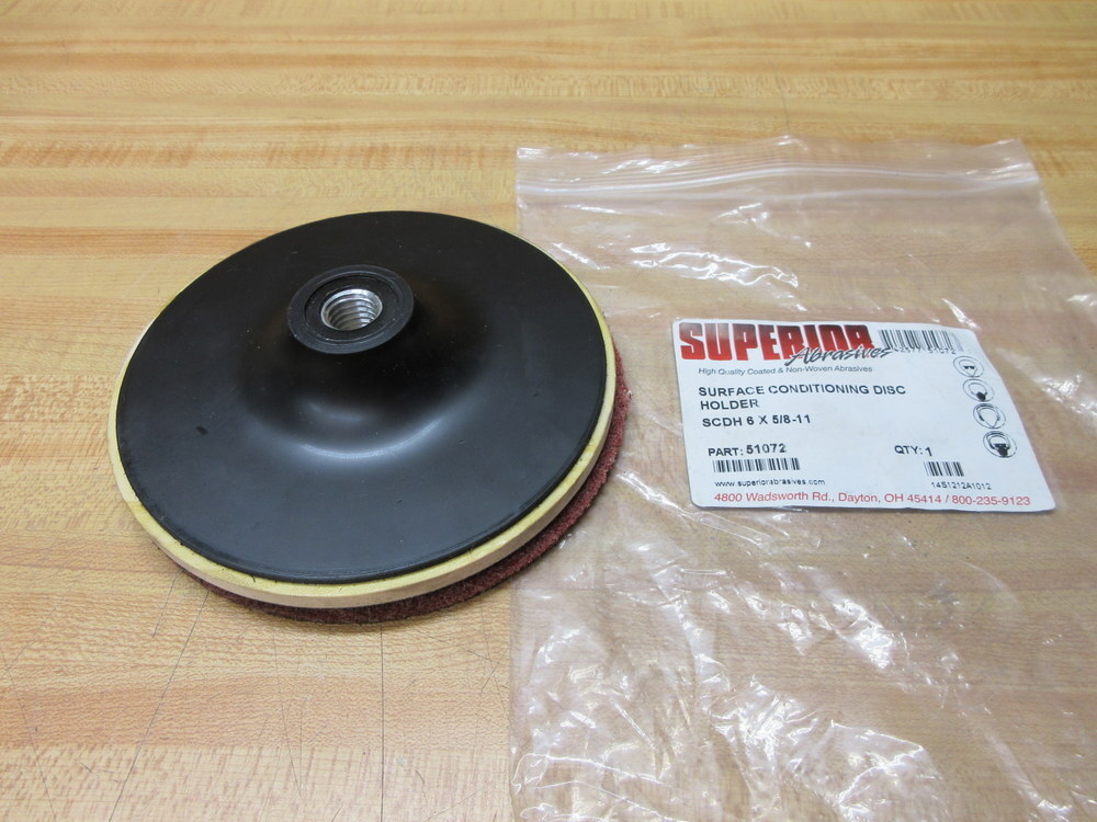 Superior Abrasives 51072 Surface Conditioning Disc Holder