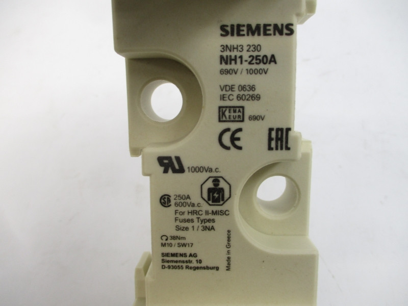 SIEMENS 3NH3230 690VAC 250A (PKG OF 3) NSMP