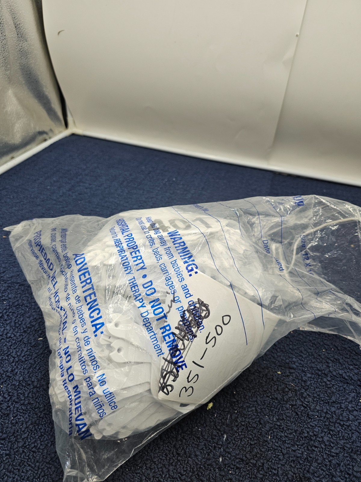 Y360-0091 351-500 White Feedlot Y-Tag One Side for Livestock