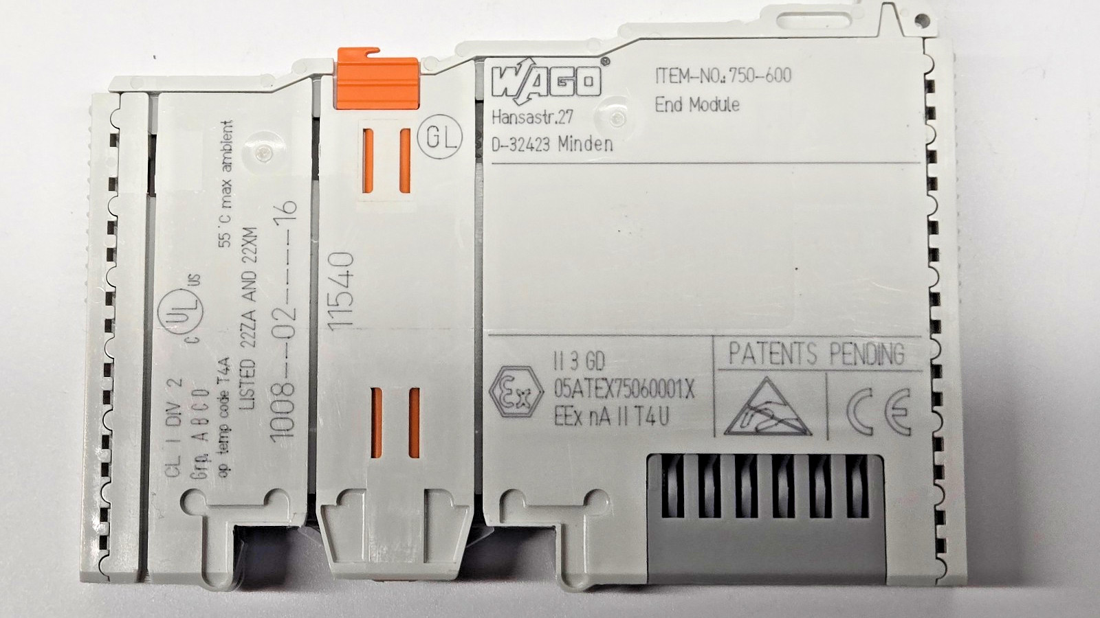 Wago I/O System 750-337, 750-402, 750-504, 750-650, 750-467, 750-550, 750-600