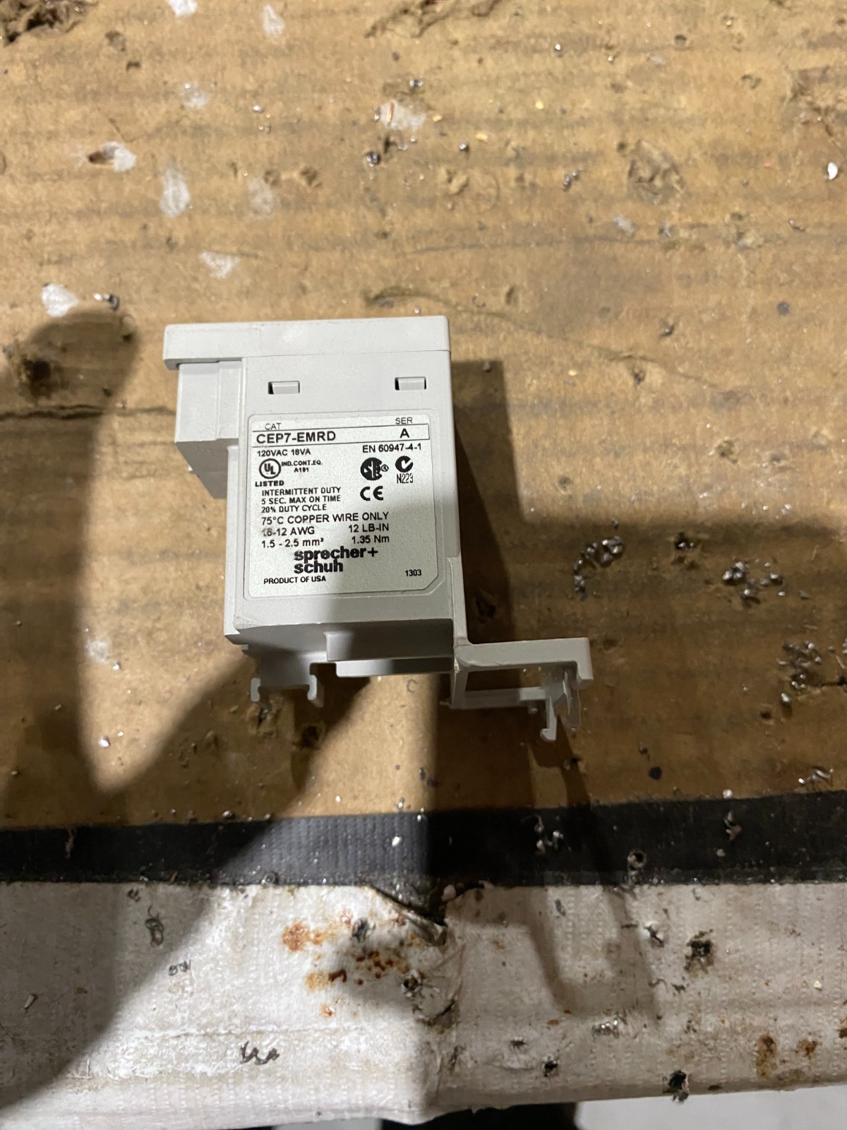 SPRECHER+SCHUH CEP7-EMRD REMOTE RESET SOLENOID 110/120VAC