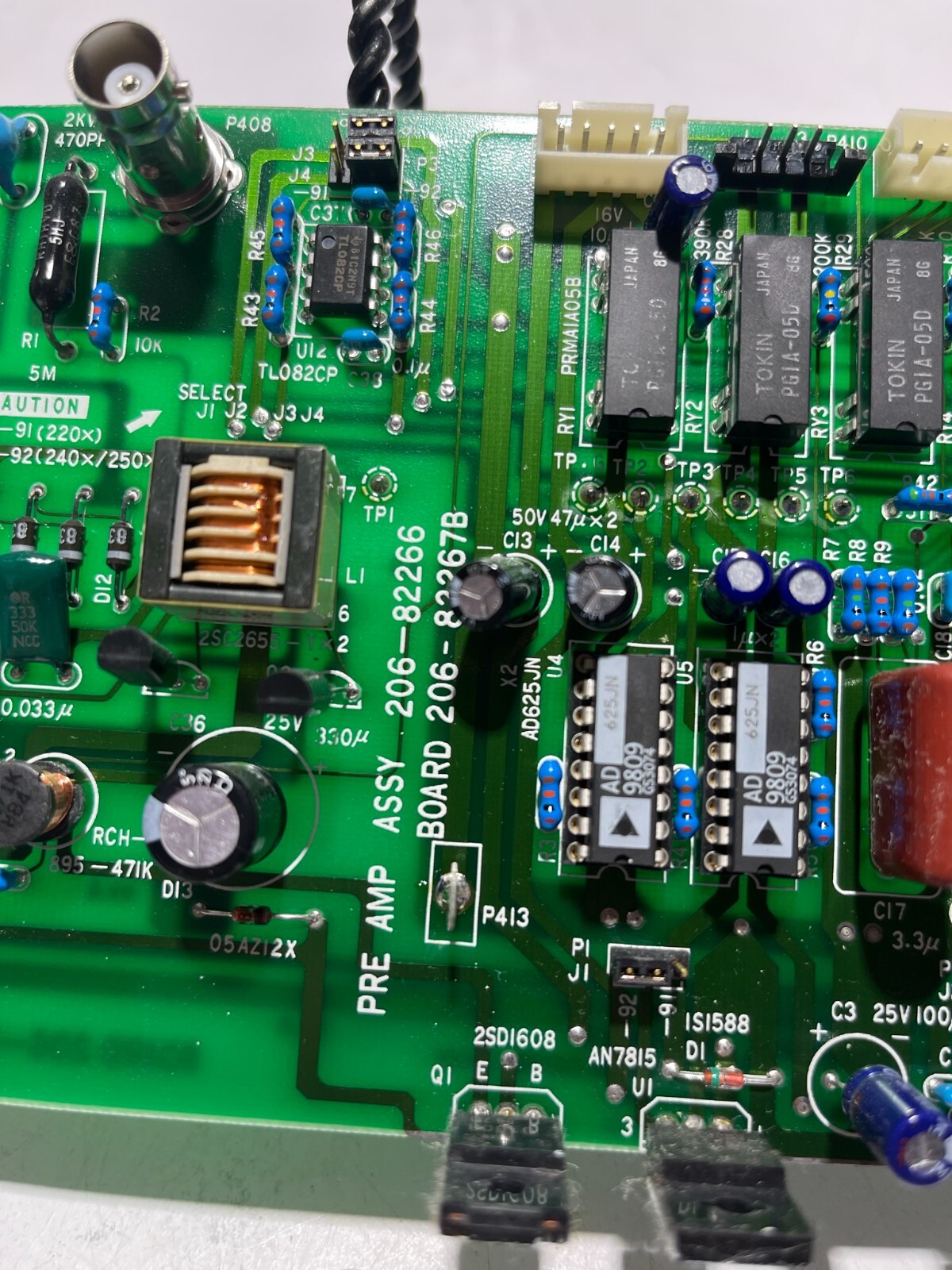 Shimadzu Board 206-82267B PRE AMP ASSY 206-82266