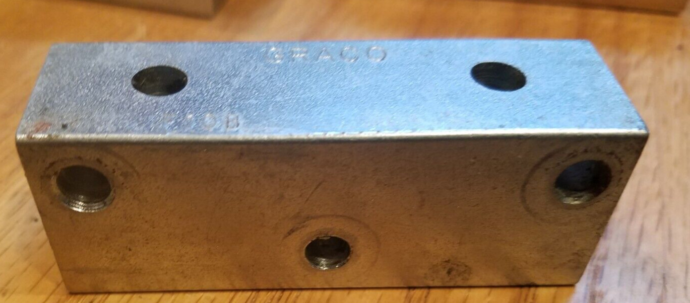 Graco Trabon Lubriquip F10B Divider Block