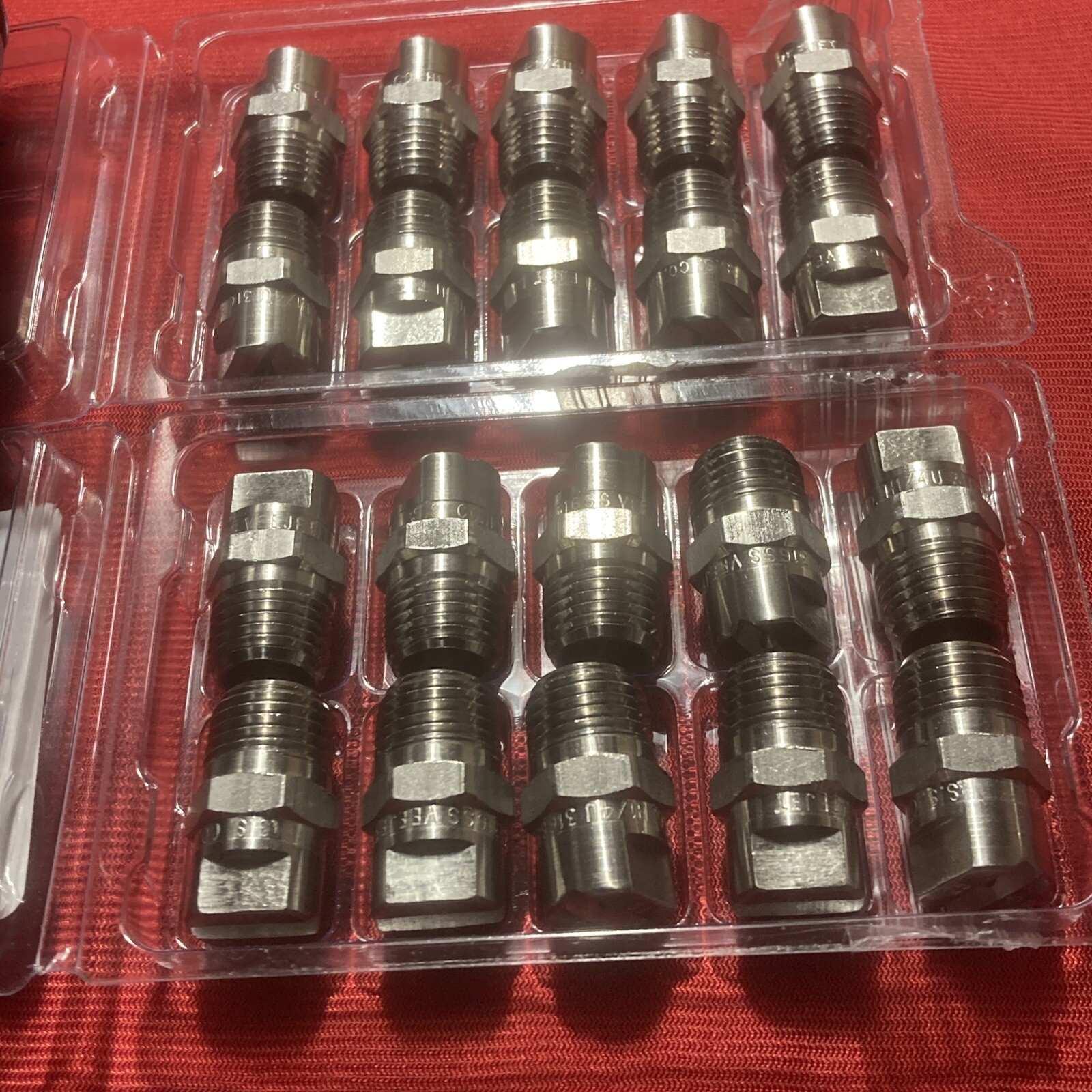 2 Spraying Systems Co. Veejet Nozzle 316SS Box of 10(20)