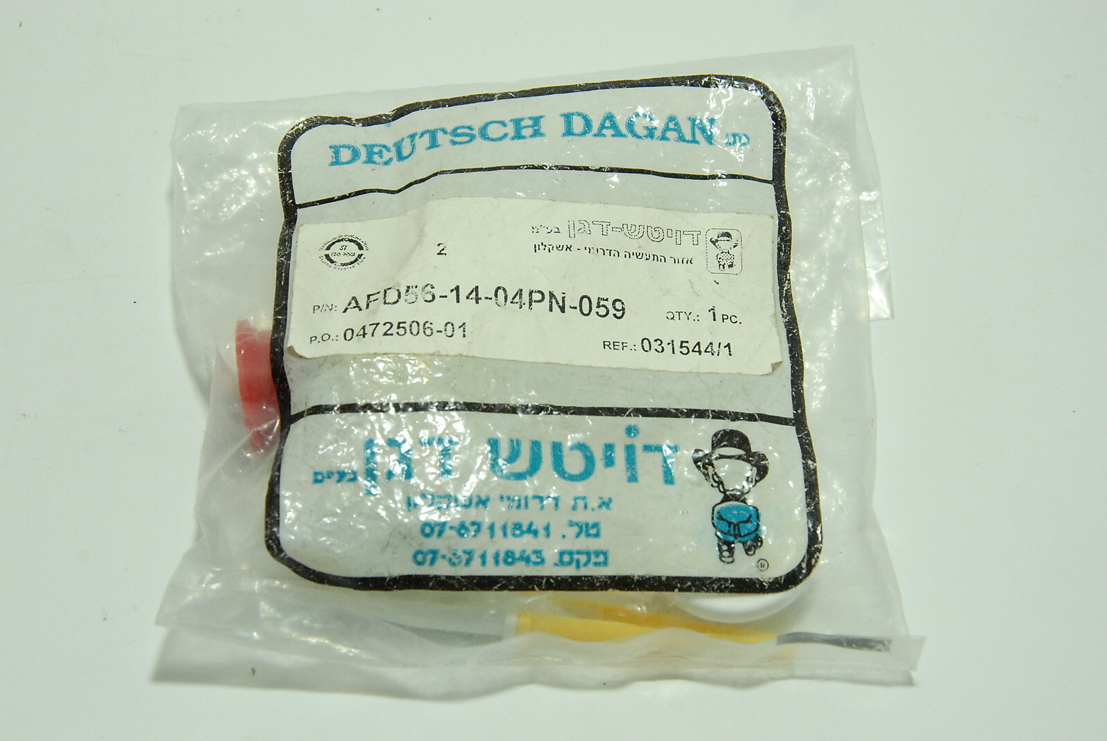 Deutsch Dagan AFD56-14-04PN-059 Connector w/Pins New Open Bag