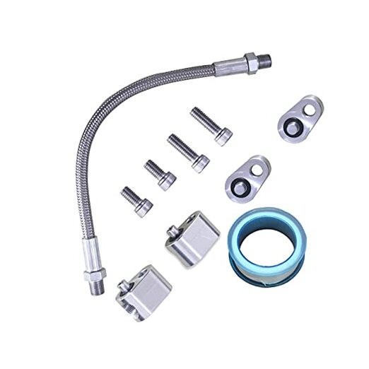 MSCRP LS Throttle Body Bypass Hose kit LS Coolant/Steam Port Crossover Hose