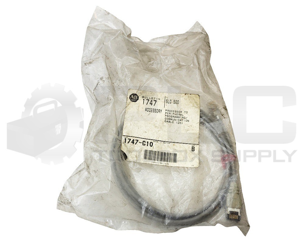 SEALED NEW ALLEN BRADLEY 1747-C10 /B COMMUNICATION CABLE 2M *READ*