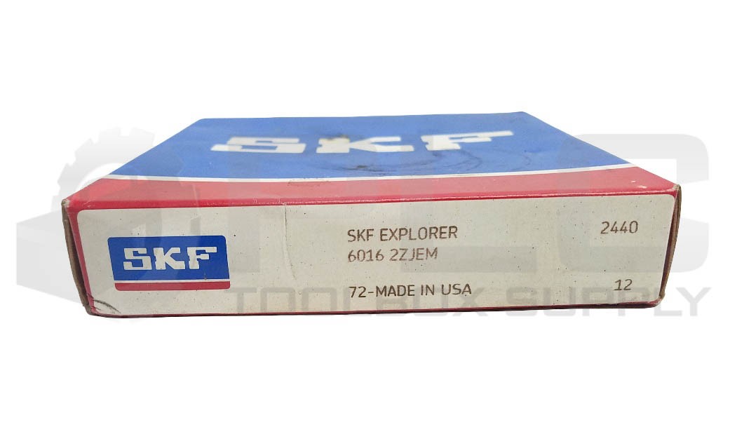 SEALED NEW SKF 6016 2ZJEM BEARING 80 x 125 x 22mm, 60162ZJEM 6016-2ZJEM