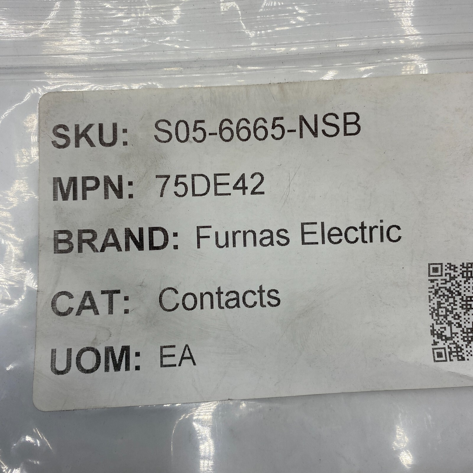 Furnas Electric 75DE42 Replacement Part Contact Kit