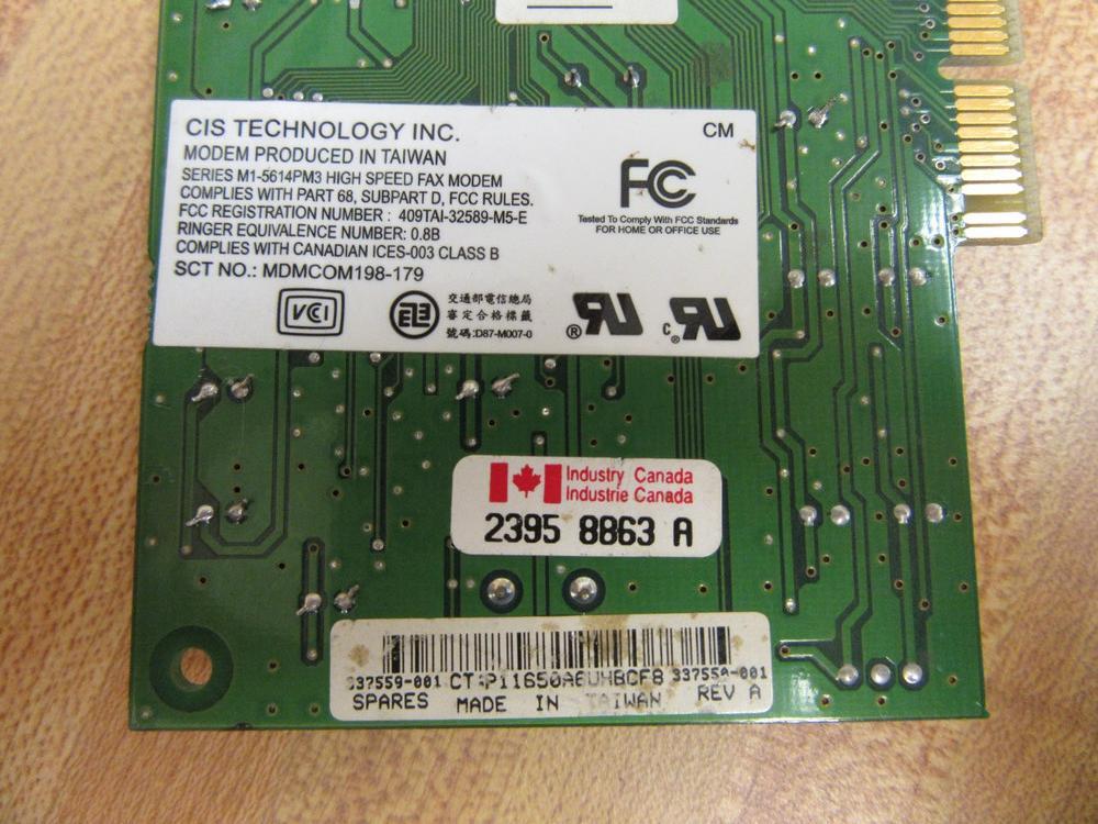 CIS Technology PM1560024001 Circuit Board WS/M1-5614PM3