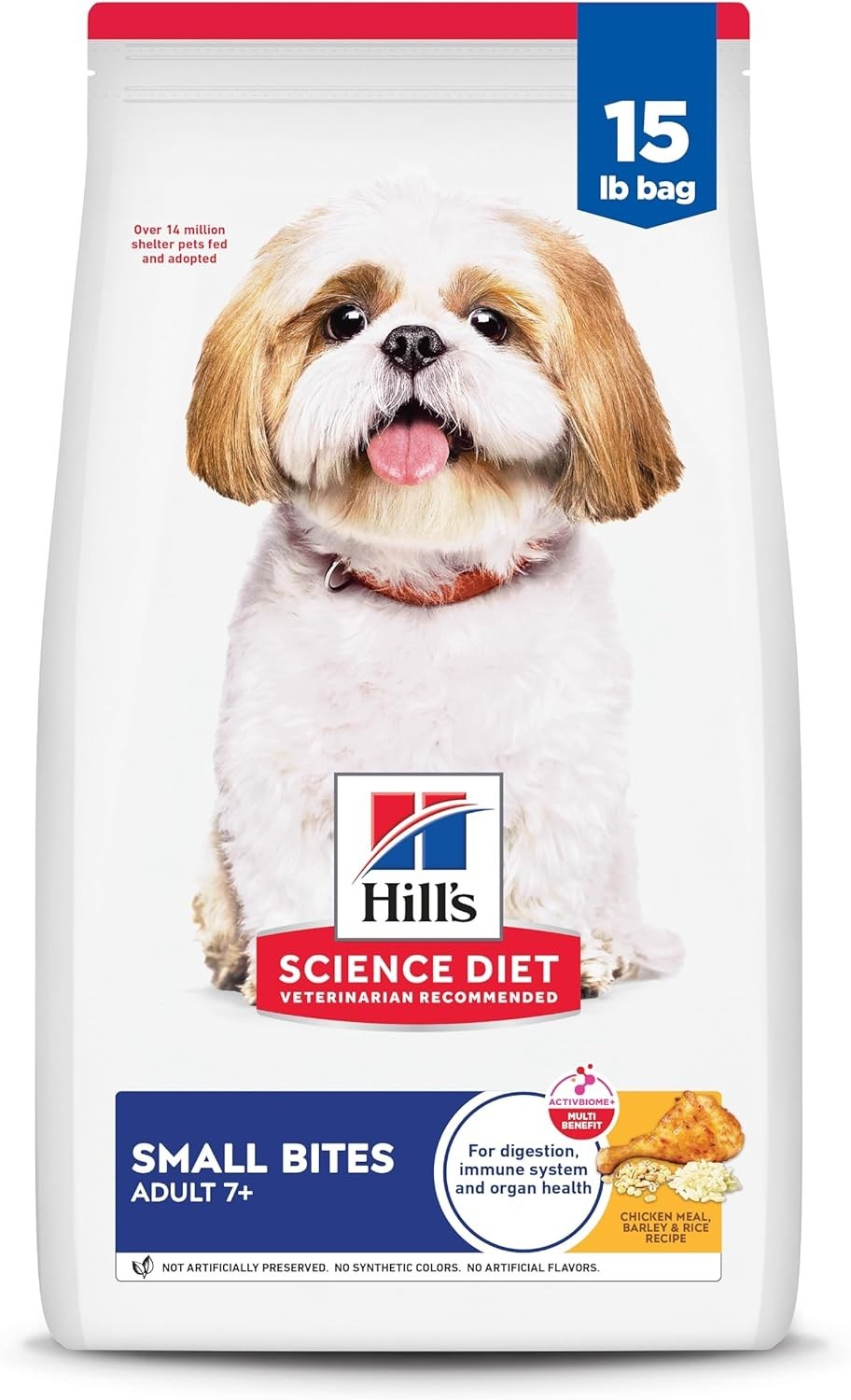 Hill’s® Science Diet® Small Bites 7+ Senior Dry Dog Food – Chicken Recipe, 15 Lb