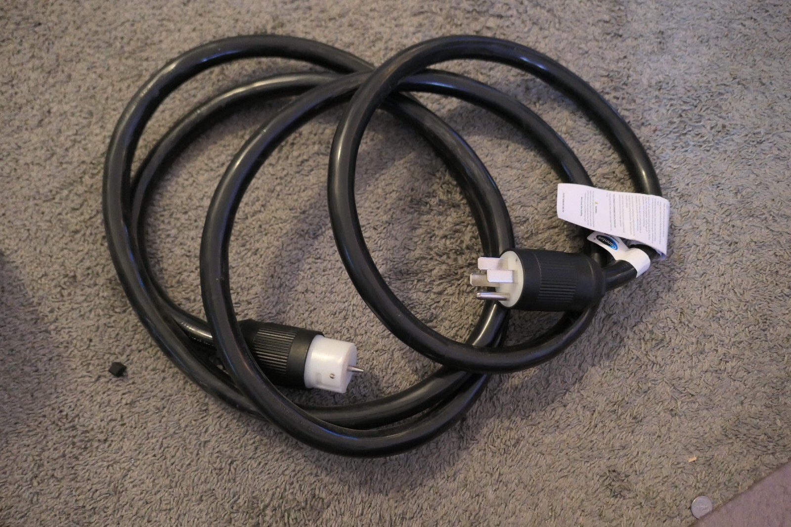 CONNTEK E90165-D CABLE CORD RV 600V **I would say roughly 20 feet long**