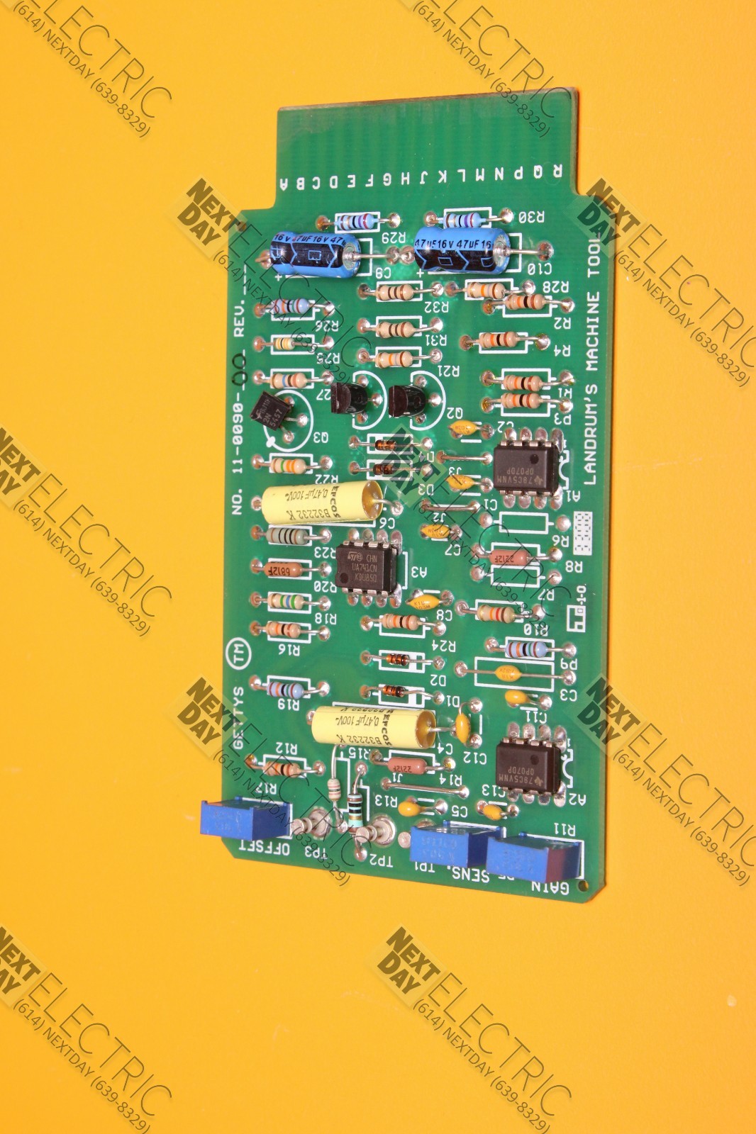 Elwood Gettys, 11-0090-00, 11-0090-101, Landrum’s Machine Tool PCB Board