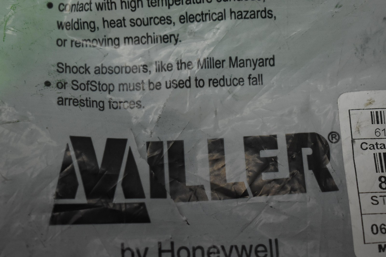 Miller Honeywell Stretchstop 2-Leg Rebar Lanyard 4FT Z7 ANSI 8798RSS-Z7/4FTGN