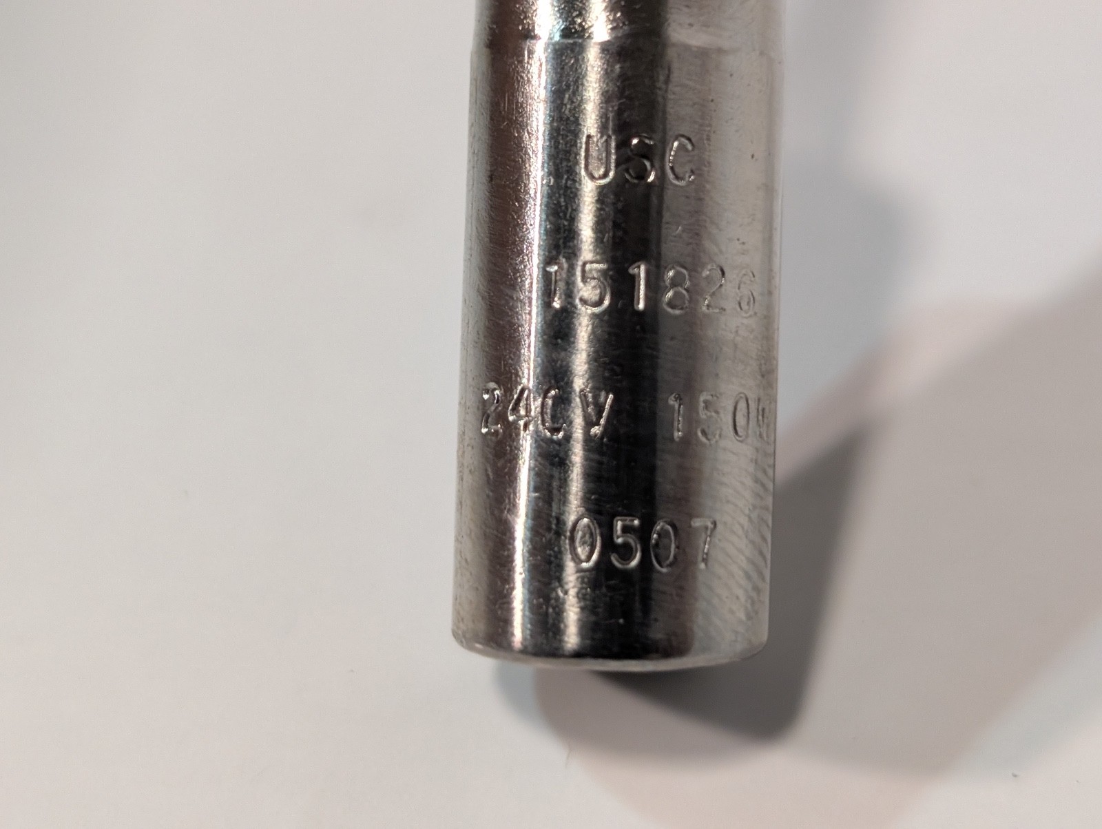 USC 151826 (Valco 096XX673) 240V 150W Cartridge Heater Element 1.25 in L