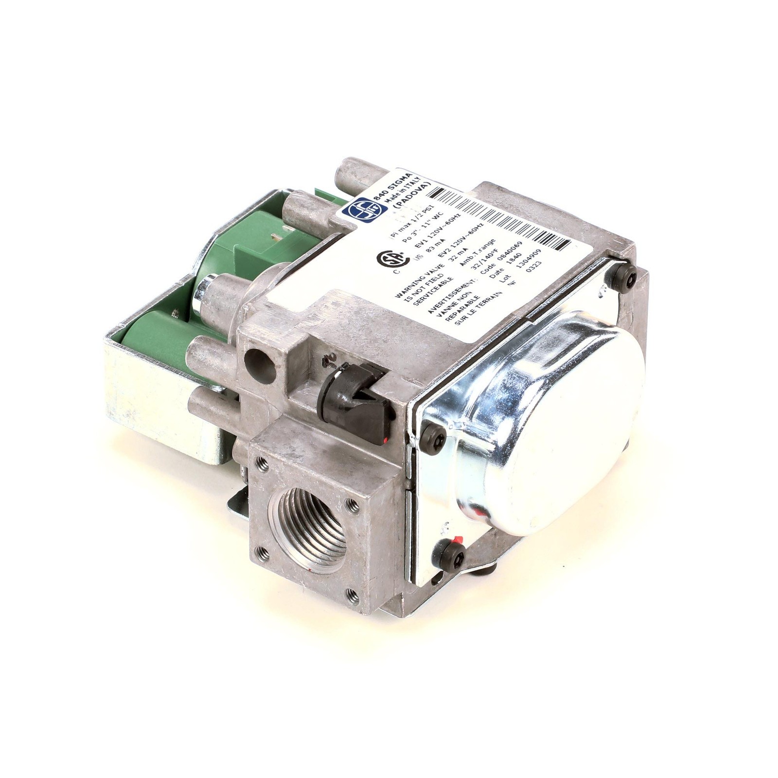 Electrolux Professional Gas Valve, Sigma/120V 0G6696 – Genuine OEM Replacement