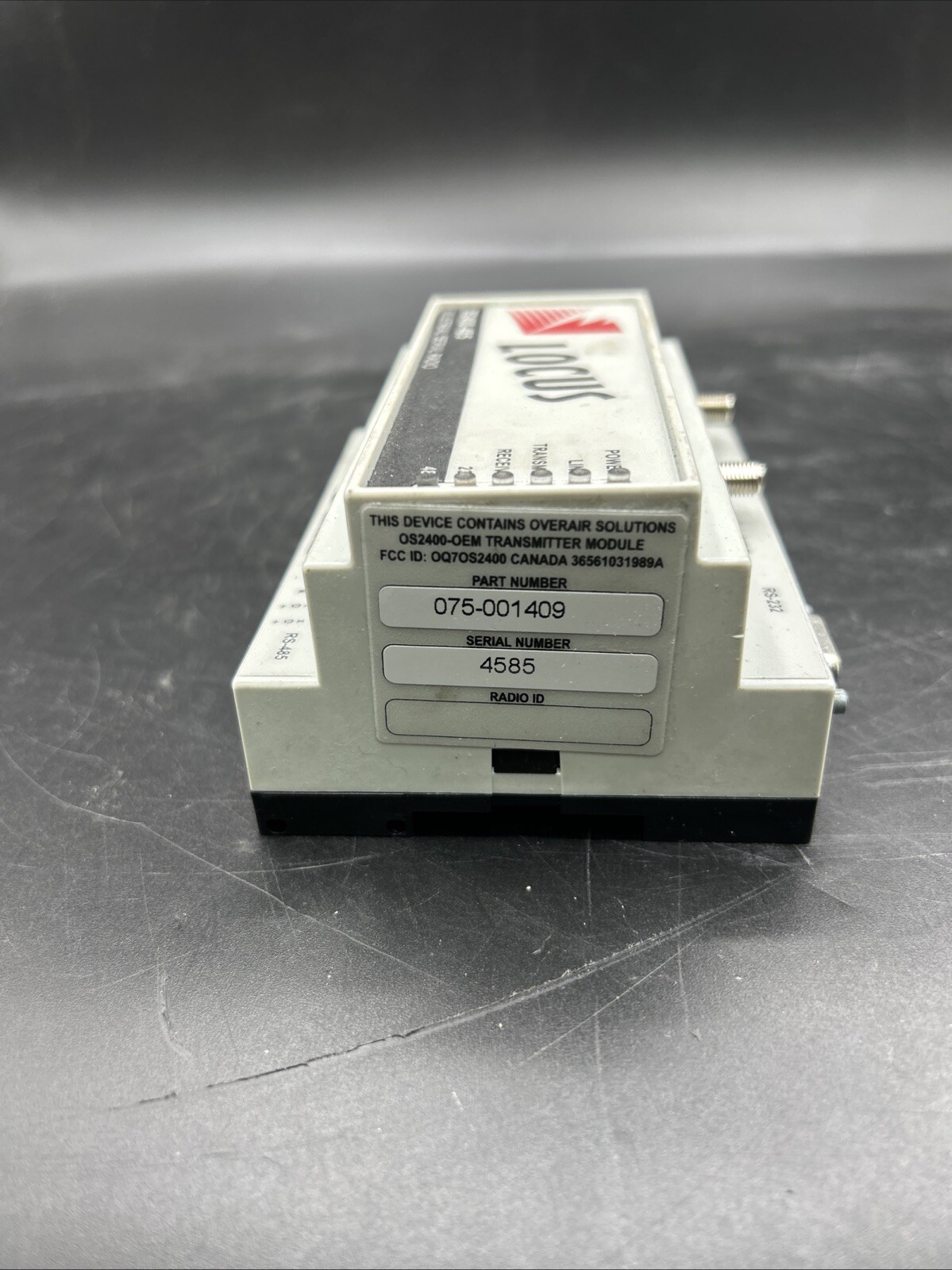 Locus High Speed Ethernet radio, the OS2400-485